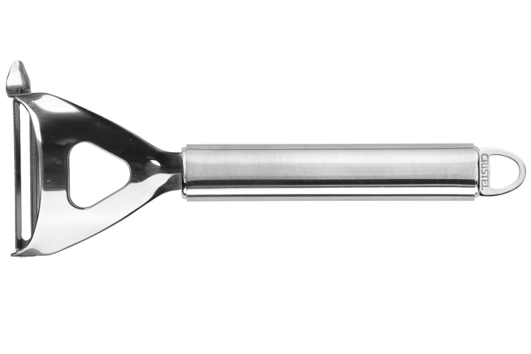 Eplucheur &agrave; lame transversale Cristel POC en acier inoxydable