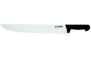 Couteau à poisson lame à dents inox 36cm - manche polypro - Au Nain