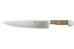 Couteau de chef Güde Alpha Chêne 26cm en acier forgé
