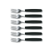 Set de 6 fourchettes Victorinox Swiss Classic en acier manche noir