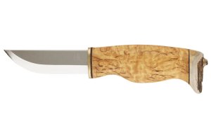 Couteau Arctic Legend Hunter's Knife artisanal AL941 lame 9cm manche en bouleau + étui en cuir