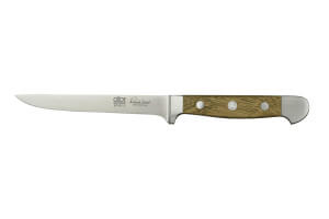 Couteau à désosser flexible Güde Alpha Chêne 13cm en acier forgé