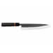 Couteau de chef 24cm japonais artisanal Yuzo Black SLD ébène et cognassier