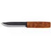 Couteau Helle Viking H096 lame en acier carbone 11cm manche en bois de bouleau + étui en cuir