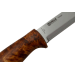 Couteau Helle Gaupe H310 lame en acier inox 10,7cm manche en bois de bouleau + étui en cuir