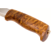 Couteau Helle Gaupe H310 lame en acier inox 10,7cm manche en bois de bouleau + étui en cuir