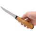 Couteau Helle Hellefisk H120 lame en inox 12,3cm manche en liège + étui en cuir