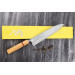 Couteau de chef 24cm japonais artisanal Yuzo SLD olivier et sequoia
