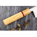 Couteau santoku 16,5cm japonais artisanal Yuzo SLD olivier et sequoia