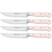Set de 4 couteaux à steak Wusthof Classic Colour Pink Himalayan Salt forgés lame 12cm