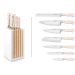 Bloc de 7 couteaux Wusthof Classic Colour Pink Himalayan Salt forgés