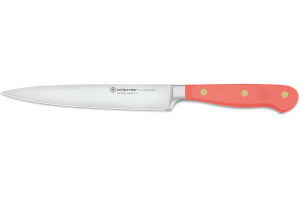 Couteau à trancher Wusthof Classic Colour Coral Peach forgé lame 16cm