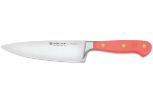 Couteau de chef Wusthof Classic Colour Coral Peach forgé lame 16cm