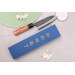 Couteau gyuto 15cm japonais artisanal Masashi Yamamoto BS1 Black Nashiji