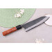 Couteau gyuto 18cm japonais artisanal Masashi Yamamoto BS1 Black Nashiji