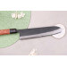 Couteau gyuto 24cm japonais artisanal Masashi Yamamoto BS1 Black Nashiji