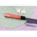 Couteau kiritsuke 24cm japonais artisanal Masashi Yamamoto BS1 Black Nashiji