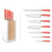 Bloc de 7 couteaux Wusthof Classic Colour Coral Peach forgés