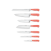 Bloc de 7 couteaux Wusthof Classic Colour Coral Peach forgés
