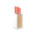 Bloc de 7 couteaux Wusthof Classic Colour Coral Peach forgés