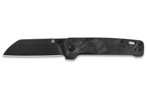 Couteau pliant QSP Penguin 130U manche en fibre de carbone noir 10,2cm