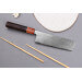 Couteau nakiri 16,5cm japonais artisanal Toshihiro Wakui Aogami 2 damas laminé