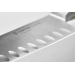 Couteau santoku Wusthof Classic Colour Velvet Oyster forgé lame alvéolée 17cm