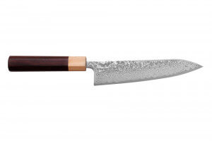 Couteau de chef japonais 18cm Tsunehisa SLD Damas bois de rose
