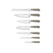 Bloc de 7 couteaux Wusthof Classic Colour Velvet Oyster forgés