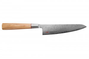 Couteau santoku japonais 14,3cm Suncraft Senzo Twisted lame Damas VG10
