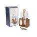 Set d'ustensiles à fromage Artesà avec bloc en bois