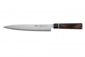 Couteau sashimi japonais 21cm Suncraft Senzo Black lame Damas VG10