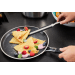 Spatule à crêpes Rösle en silicone noir et acier inoxydable