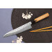 Couteau de chef 21cm japonais Sakai Takayuki Kashi Urushi VG10 damas