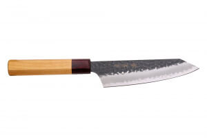 Couteau santoku kengata 16cm japonais Sakai Takayuki AS brut de forge