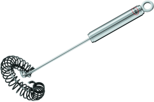 Fouet de cuisine plat à spirale Rösle en silicone et acier inoxydable