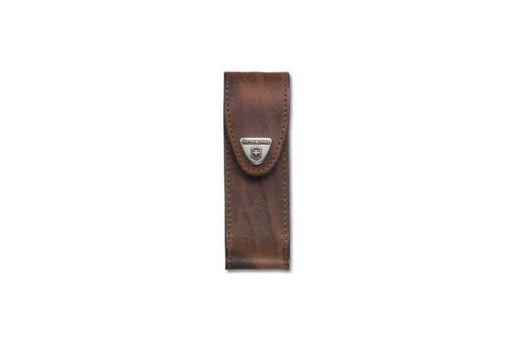 Etui cuir marron Victorinox pour couteaux suisses 11,1cm - 4 à 10 pièces