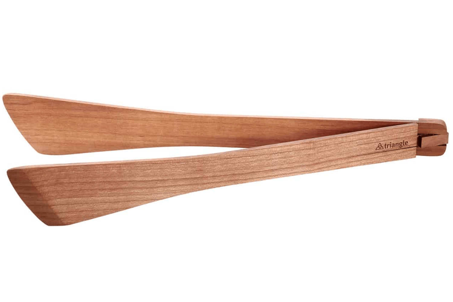 Triangle pince de cuisine en bois de cerisier