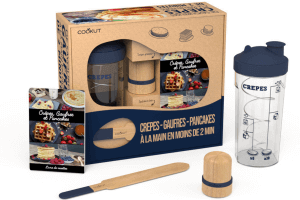 Coffret cadeau Cookut Miam Factory pour crêpes, gaufres et pancakes