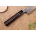 Couteau kiritsuke 21cm japonais artisanal Sukenari ZDP-189 damas manche en ébène
