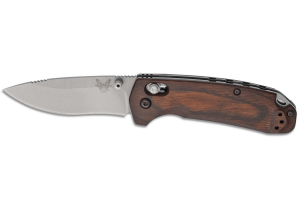 Couteau pliant Benchmade North Fork 15031-2 manche bois stabilisé 10,2cm