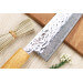Couteau de chef japonais artisanal Wusaki Yaketa AUS10 damas 21cm