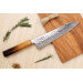 Couteau de chef japonais artisanal Wusaki Yaketa AUS10 damas 21cm