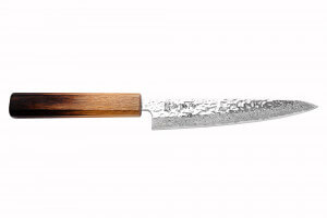 Couteau universel japonais artisanal Wusaki Yaketa AUS10 damas 15cm