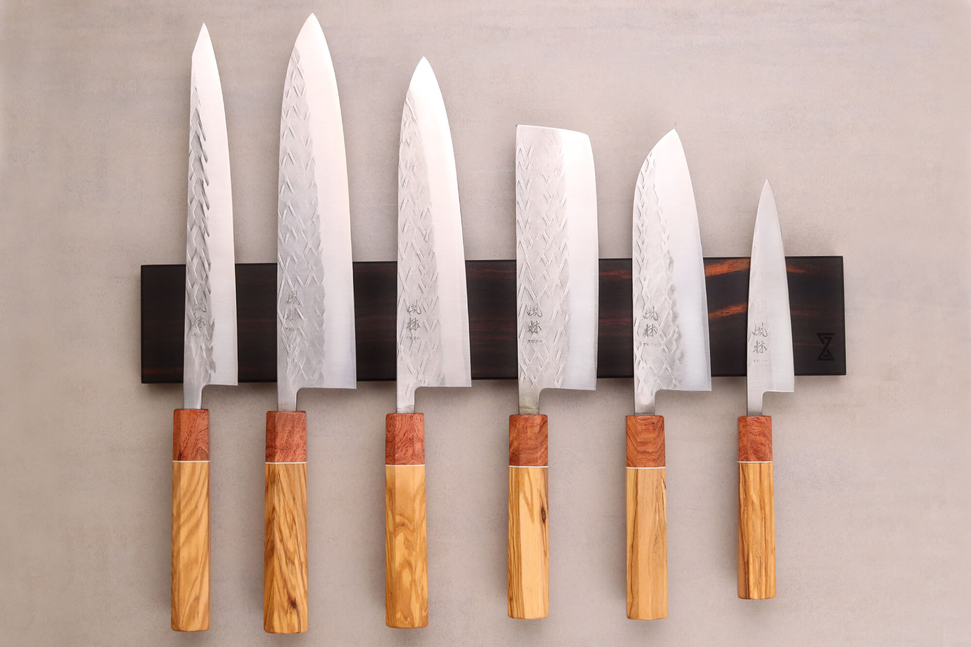 Barre aimantée pour ranger de 6 à 10 couteaux de cuisine