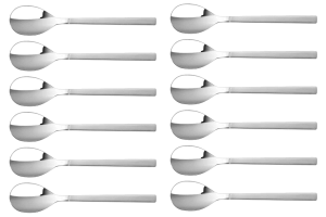 Set de 12 cuillères à moka Comas Oak en acier inoxydable 11,2cm