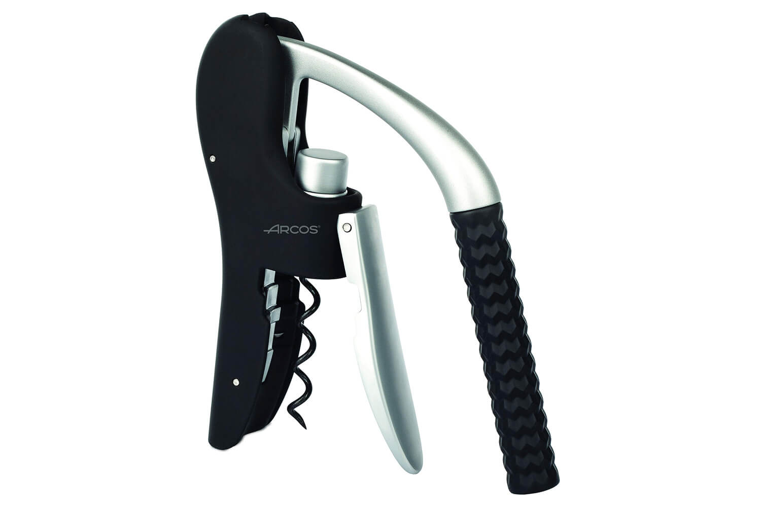 Arcos 604700 - Tire-bouchon à levier en ABS et zinc