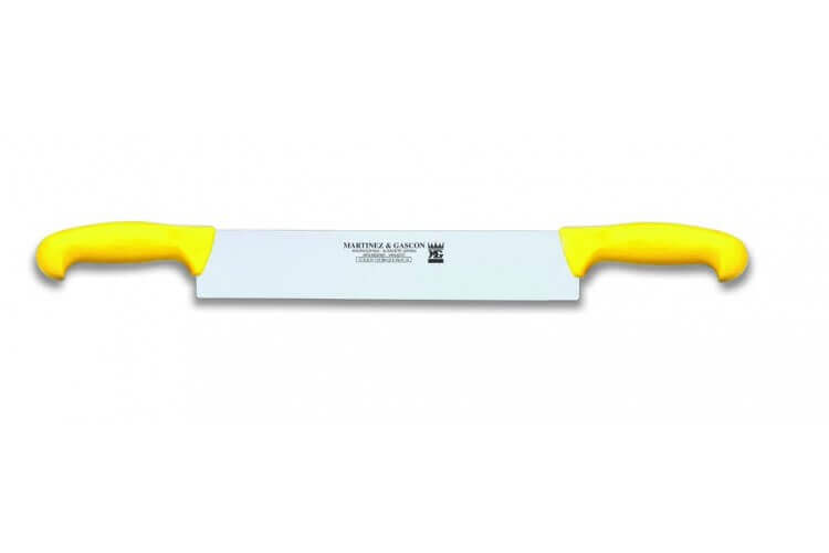 Couteau à fromage 2 manches Martinez & Gascon jaune - 32cm