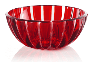 Saladier Guzzini Dolcevita rouge en polymère biosourcé