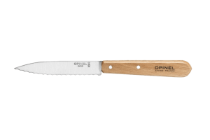 Couteau Opinel n°113 cranté manche en hêtre lame 10cm